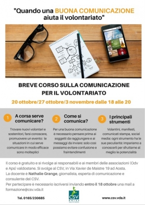 CORSO COMUNICAZIONE CSV 2016
