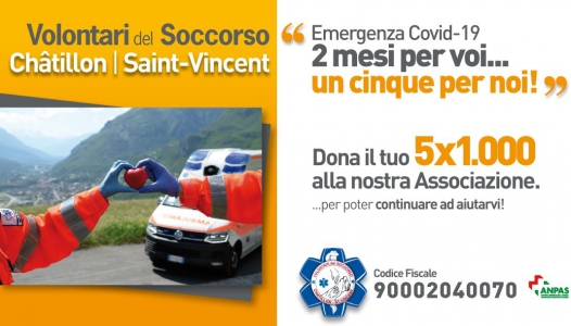 5x1000 Volontari del Soccorso di Chtillon e St Vincent
