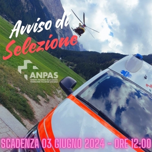 AVVISO DI SELEZIONE AUTISTI SOCCORRITORI-SOCCORRITRICI
