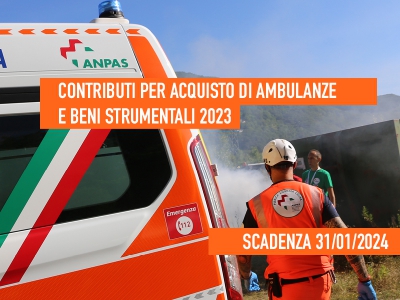 Procedura contributi ambulanze 2023